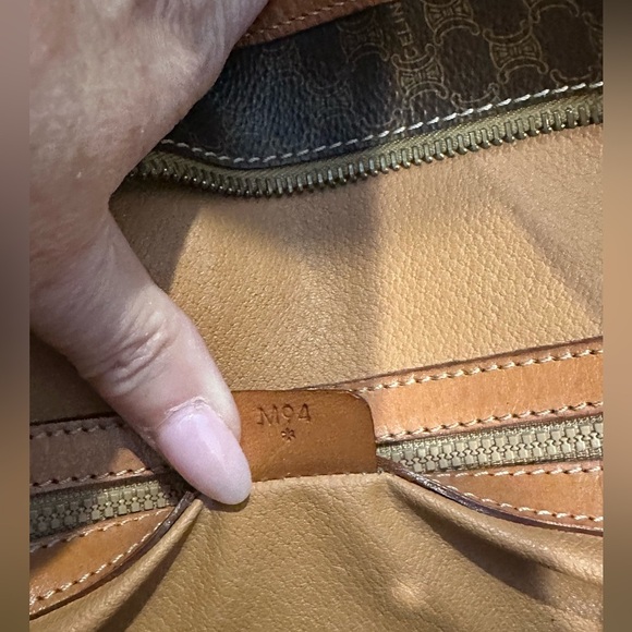 Celine Macadam Vintage Dome style Monogrammed Leather Shoulder Bag/Crossbody EUC - Picture 12 of 15
